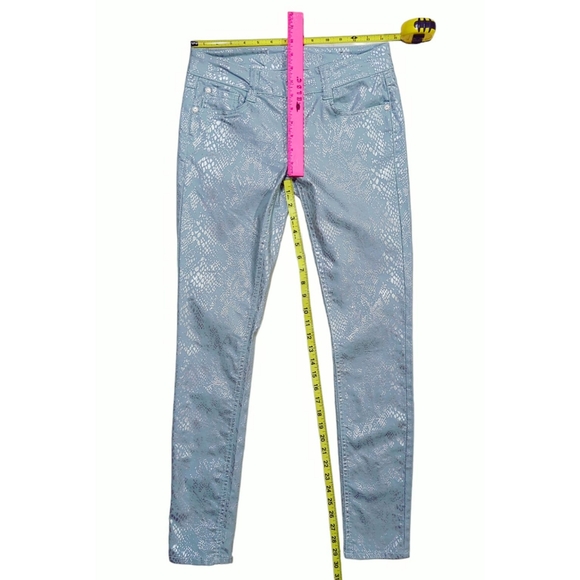 Wallflower Snakeskin Print Skinny Jeans - Picture 6 of 10